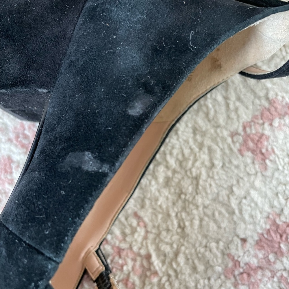 Sam Edelman black suede heels - Picture 2 of 7